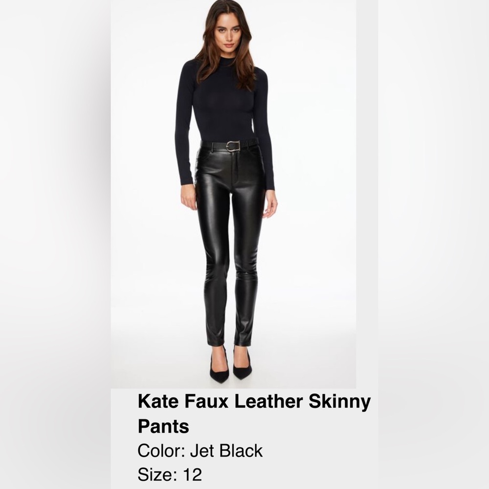 Women’s faux leather pants